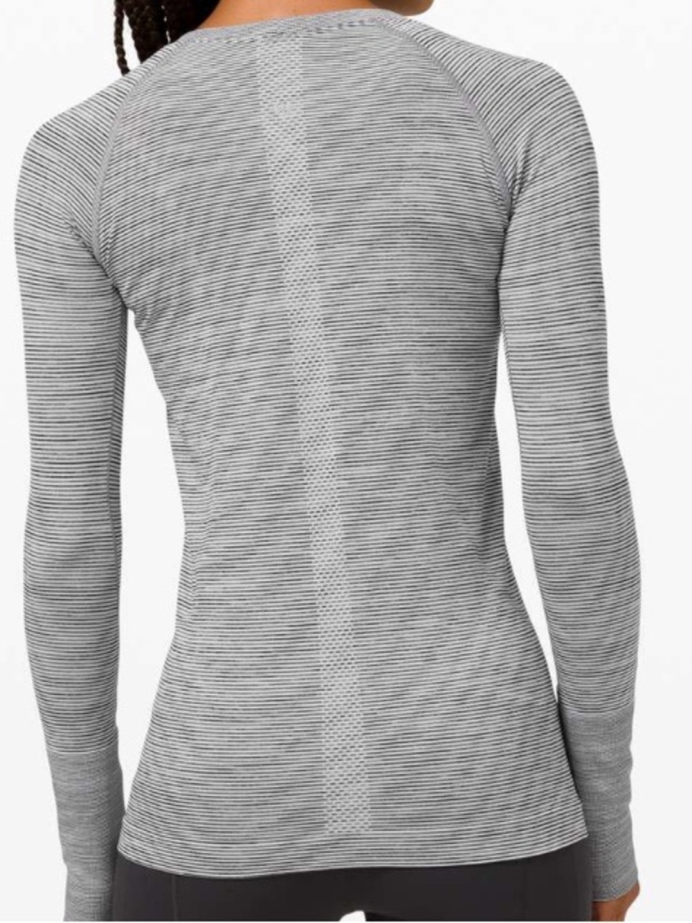 lululemon athletica Swiftly Tech Long Sleeve 2.0🔥🔥New WithOUT Tag Space Wht/Gray